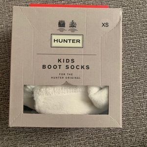 White Hunter Kids Boot Socks (XS)